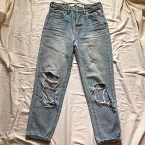 Brandy Melville Light Wash Mom Jean